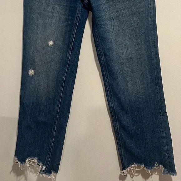 FREE PEOPLE Maggie Mid-Rise Straight-Leg Jeans - Picture 5 of 15